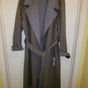 Cashmere coat, reversible